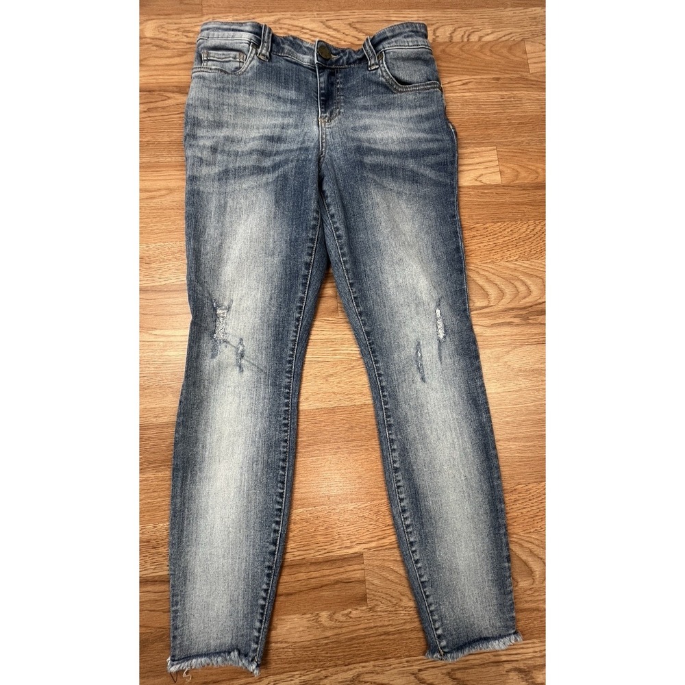 Kut From The Kloth Connie Ankle‎ Skinny Jeans Women's Size 8 Distressed